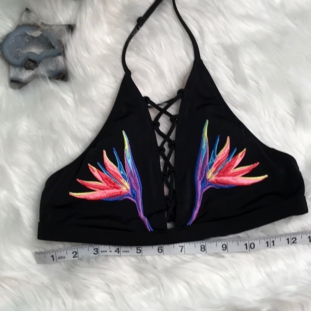 Victoria Secret Birds of Paradise Bikini Top Size S - Picture 6 of 6
